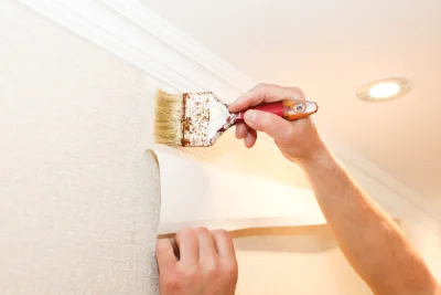 Pose de papier peint à Baccon — revêtements muraux et toiles de verre